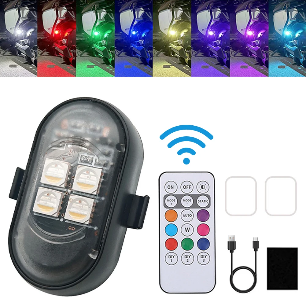 Drone Strobe Light - 1-8 Stück USB-Aufladbare Wasserdichte Warnleuchten für