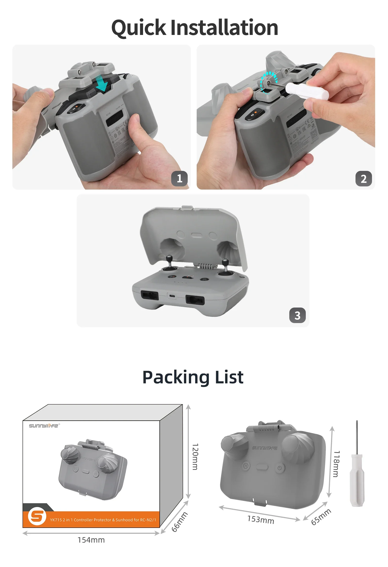 2-in-1-Controller-Schutz SunHo – Drone Control Stick Bewertung und Preis
