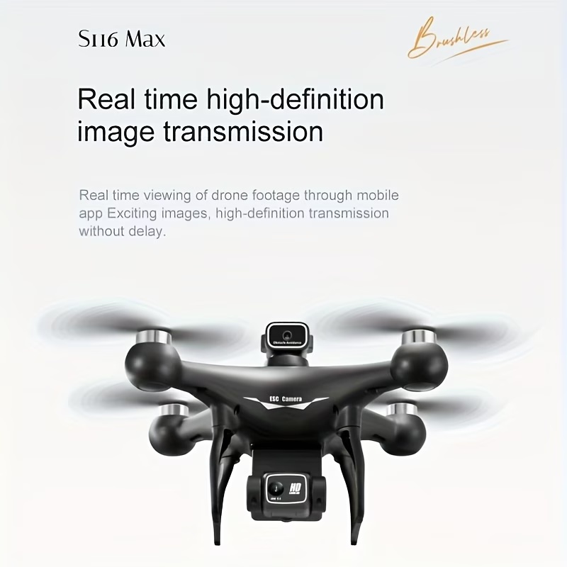 Neue Drohne S116 mit bürstenlo – Drone Beacon Light Bewertung und Preis